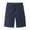 Navy, variant on BXINGOHAI Men's Casual Cargo Shorts Drawstring Elastic Waist Athletic Work Shorts Outdoor Hiking Pants with Multi Pockets Black,M