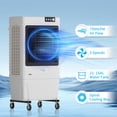 thumbnail image 4 of TABU Evaporative Air Cooler, 7500 CFM Portable Swamp Cooler with 21 gal Tank, Remote Control,White, 4 of 7