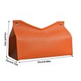 thumbnail image 4 of Yuarrent Bolsa de almacenamiento de tejido de cuero PU en forma de V, soporte reutilizable recargable de gran capacidad, contenedor dispensador de Almacenamiento y organización del hogar Naranja Yuarrent HA012046-04, 4 of 6