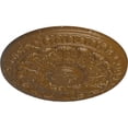 thumbnail image 3 of Ekena Millwork 15 3/4"OD x 1 1/2"P Colton Ceiling Medallion (Fits Canopies up to 4 3/4"), Hand-Painted Smokey Topaz Crackle, 3 of 6