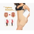thumbnail image 4 of Fajas Colombianas Body Shaper Cremallera Open Bust Body color cafe talla M, 4 of 4
