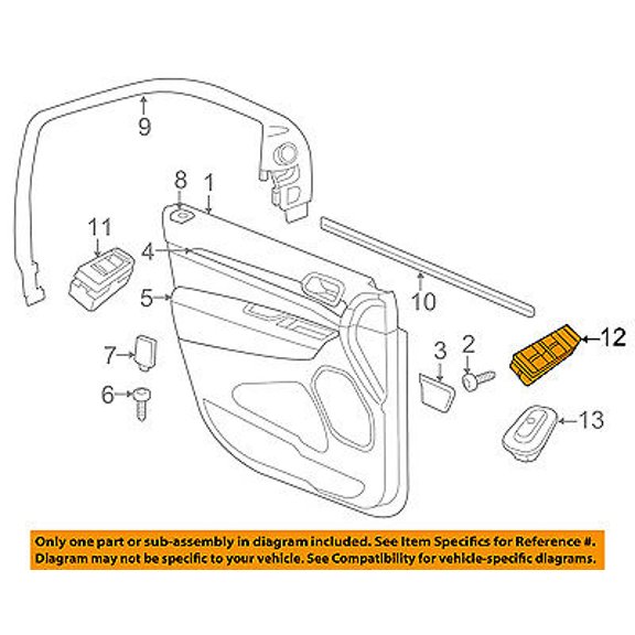 CHRYSLER OEM Front Door-Window Switch 68184802AC