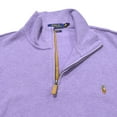 thumbnail image 2 of Polo Ralph Lauren Mens Ribbed Mock Neck 1/4 Zip Pullover, 2 of 2