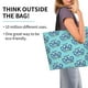 thumbnail image 2 of Fotbe Best Dad Ever Bolsa Tote Estética de Lona con Estampado para Mujer - Bolsa Reutilizable de Hombro Casual para Vacaciones, Compras, Trabajo y Gimnasio, 2 of 8