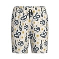 thumbnail image 3 of Yiaed Snake for Men's Soft Sleep Pajama Short Lounging Pajama Shorts-XX-Large, 3 of 8