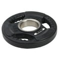 thumbnail image 4 of HolaHatha 2.5-Pound Olympic Rubber Coated Weight Plates w/Handle (2 Pack), 4 of 12
