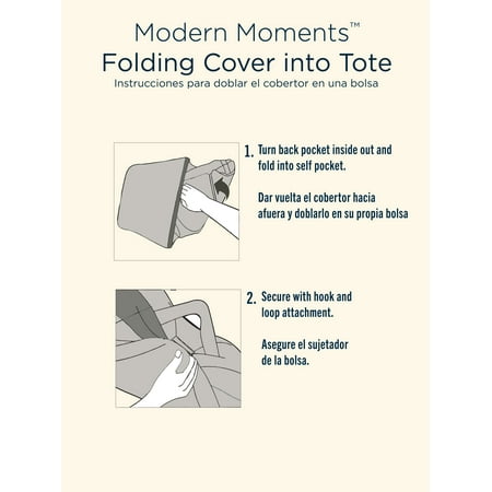 Modern Moments By Gerber Baby Boy Shopping Cart Cover, Sage