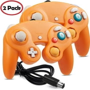 LUXMO 2Pack Gamecube Controller, Wired Gaming Gamepad Controller for GameCube Video Game Console 1.8m/5.9ft