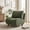 Green, variant on Christopher Knight Home 30.1" Modern Curved Accent Chair, Velvet Upholstered with Wood Legs, Mocha
