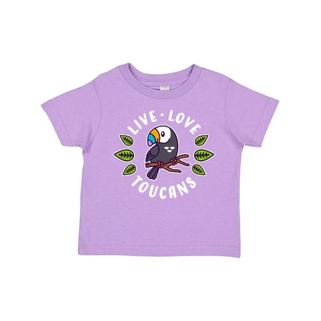 

Inktastic Live Love Toucans Gift Toddler Boy or Toddler Girl T-Shirt