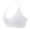 White, variant on Women's Bra Halter Sports Backless Deep V Neck Sports Bustier Padded Gym Push Up Backless Adjustable Straps Bras For Women