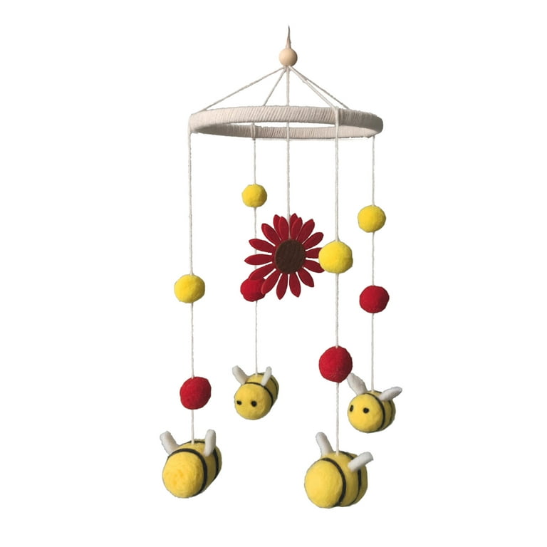 Chandelier Parts Sunflower Bee Hanging Decoration Wind Chime Baby Rattle  Crib Mobile Toy Bed Bell Outdoor Bells Wind Chimes 