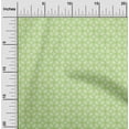thumbnail image 2 of oneOone Cotton Poplin Twill Light Green Fabric Geometric Craft Projects Decor Fabric Printed By The Yard 56 Inch Wide, 2 of 4