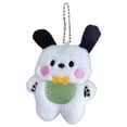 thumbnail image 3 of Llavero colgante perro Fernando Muñeco de Peluche suave verde, 3 of 8