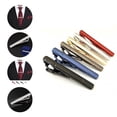 thumbnail image 1 of Ties Clips Fixing Tightly Solid Mini Lightweight Stable Easy to Use Convenient Metal Tie Copper Bar Clips for Adult, 1 of 8