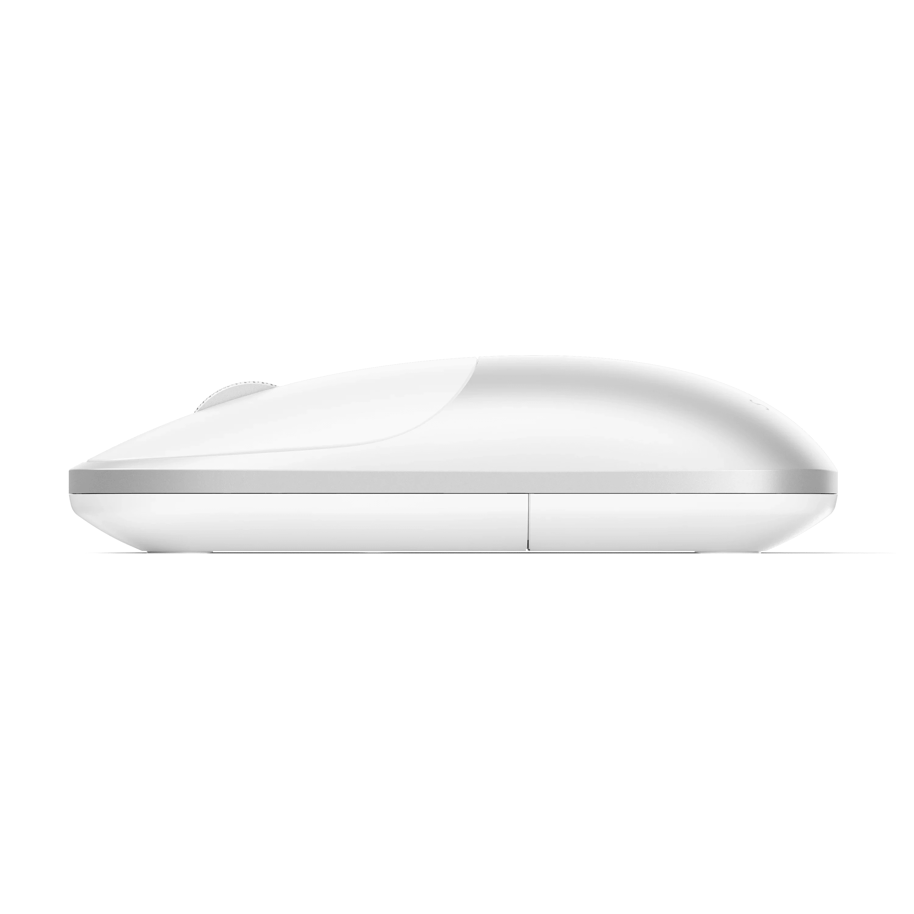 Satechi Slim EX Wireless Mouse, Multi-Device Bluetooth & 2.4GHz Connection for macOS, Windows, iPadOS, and Android, Silent Clicks, Anodized Aluminum Shell, USB-C Rechargeable Battery - Silver