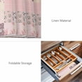 thumbnail image 6 of Placemats Set of 8, Boho Spring Floral Woven Placemat, Linen Place Mats for Kitchen/Dining Tables, Vintage Flowers Patchwork Plaid Pink Washable Table Mats for Party, 6 of 8