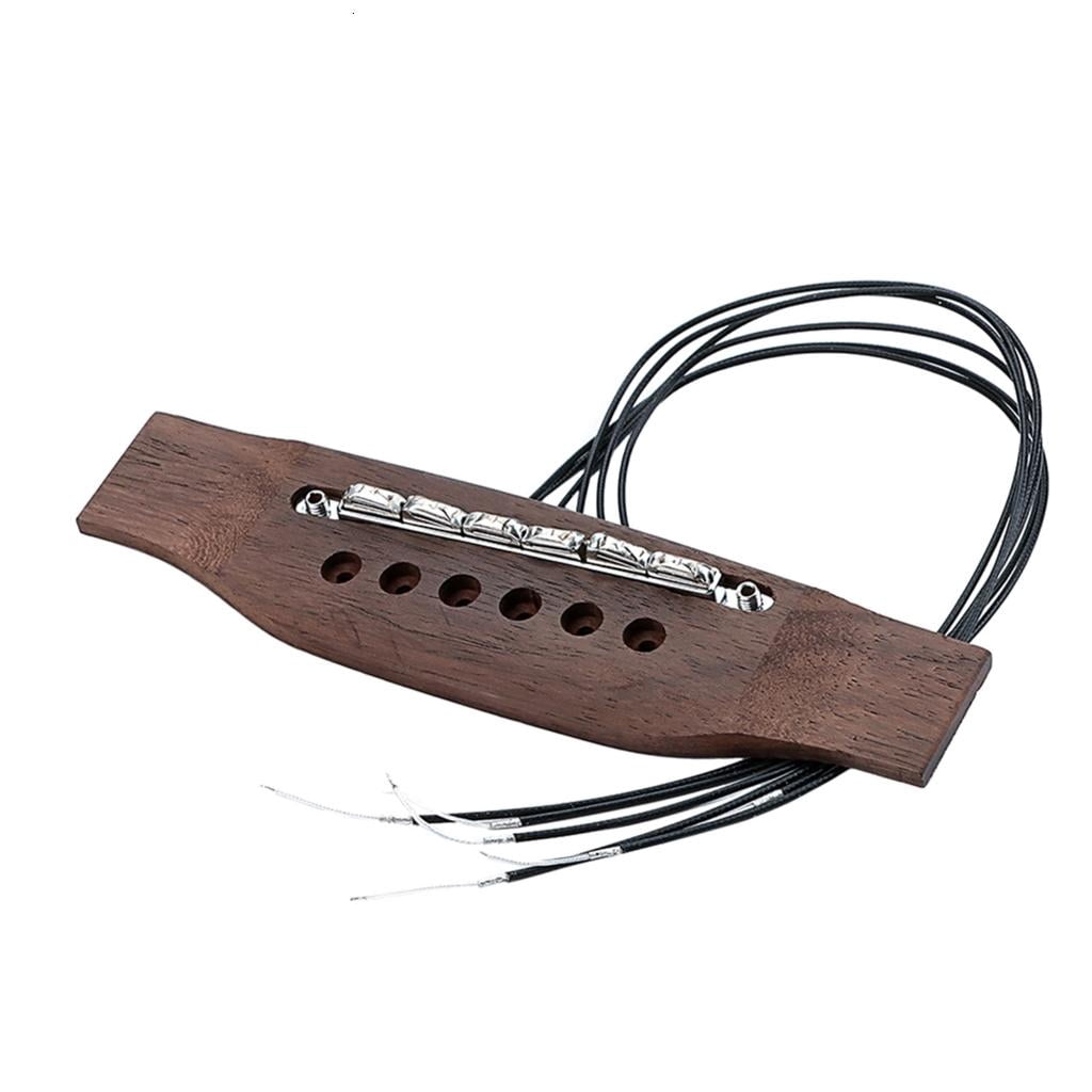 CEORPER Rosewood Acoustic Guitar Pickup For 6 String Instruments Featuring Electric Like Graininess High Performances Pickups