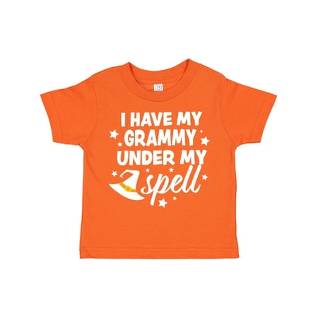 

Inktastic I Have My Grammy Under My Spell with Cute Witch Hat Gift Toddler Boy or Toddler Girl T-Shirt