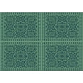 thumbnail image 1 of Ahgly Company Machine Washable Indoor Rectangle Transitional Mint Green Area Rugs, 2' x 3', 1 of 7