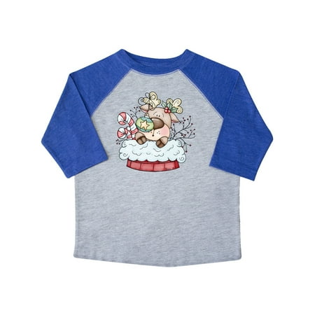 

Inktastic Christmas Chimney Reindeer Gift Toddler Boy or Toddler Girl T-Shirt