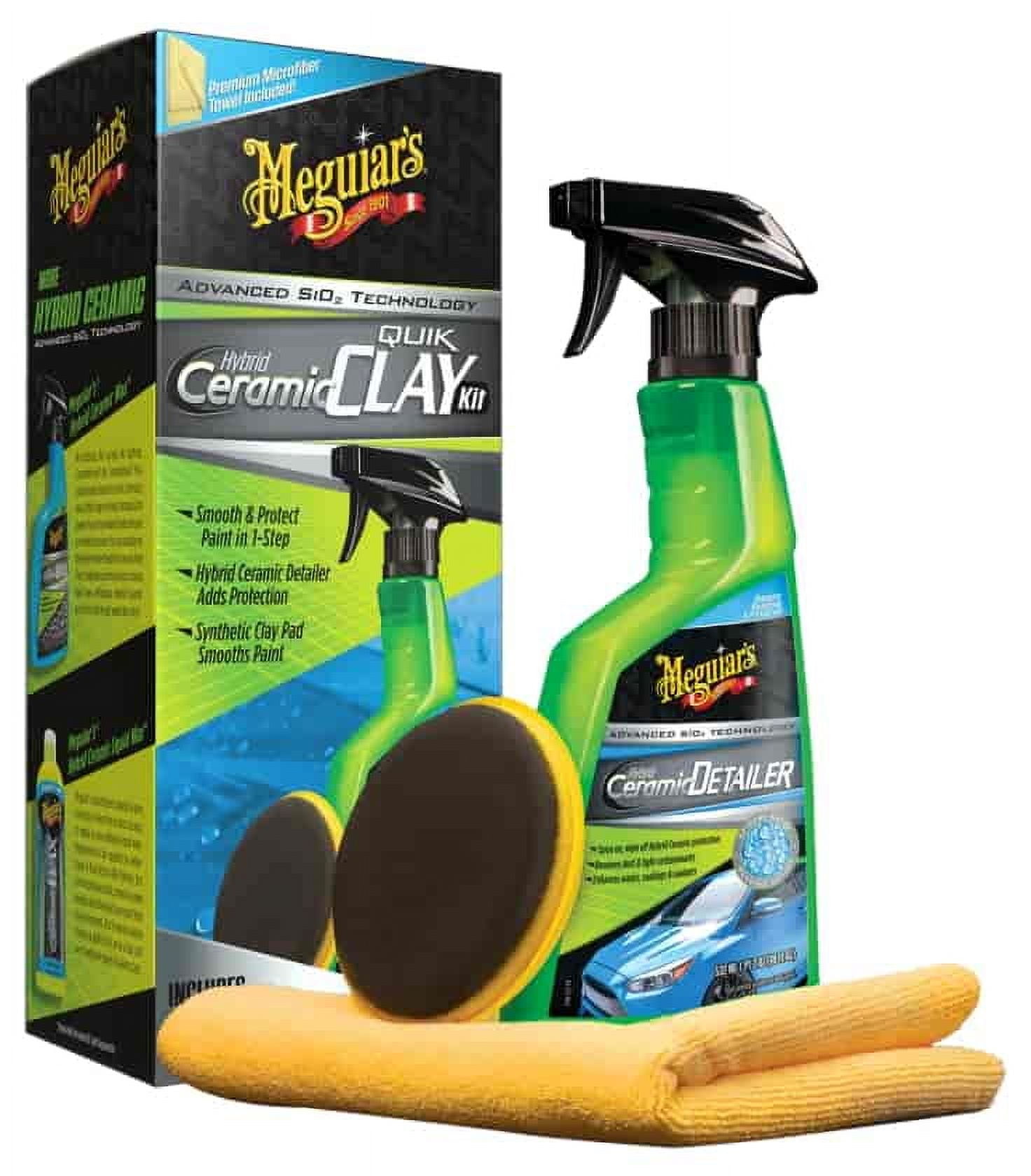 MEGUIAR'S HYBRID CERAMIC QUIK CLAY KIT