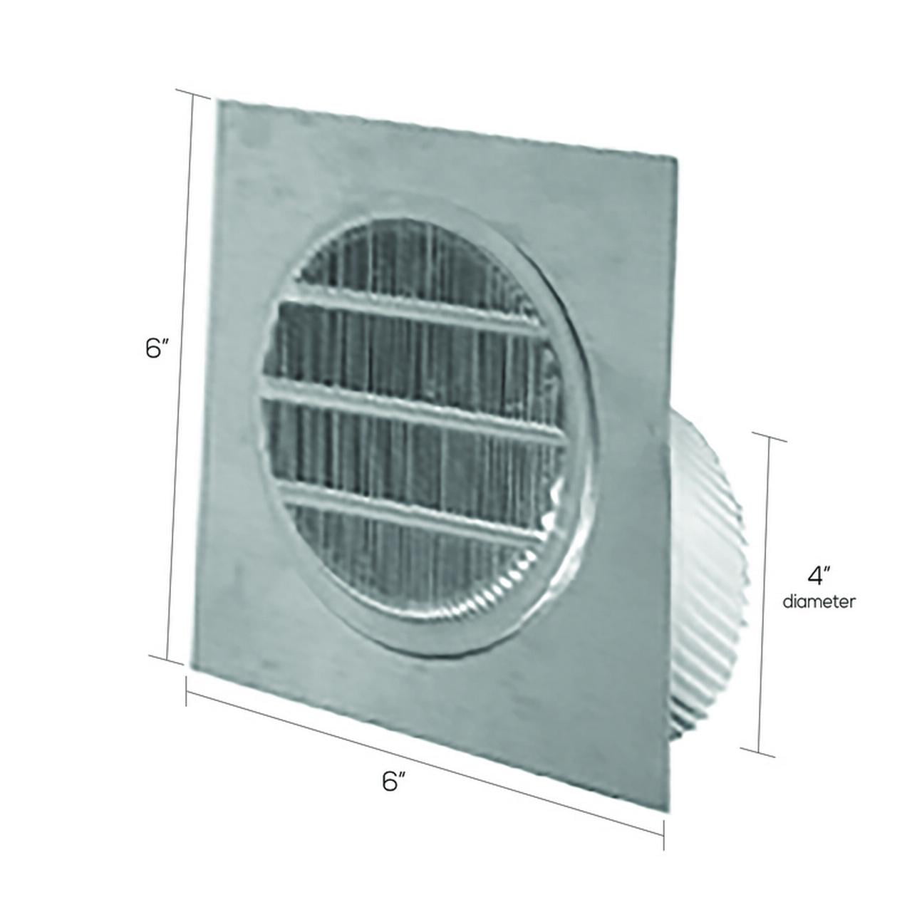 VENT EAVE ALUMINUM 4"