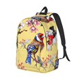 thumbnail image 2 of Naloa Canvas Backpack for Men Women Beautiful Bright Birds And Flowers Print Rucksack Casual Travel Daypack Large and Small Durable College Tote Satchel Bookbag for Teens, 2 of 8