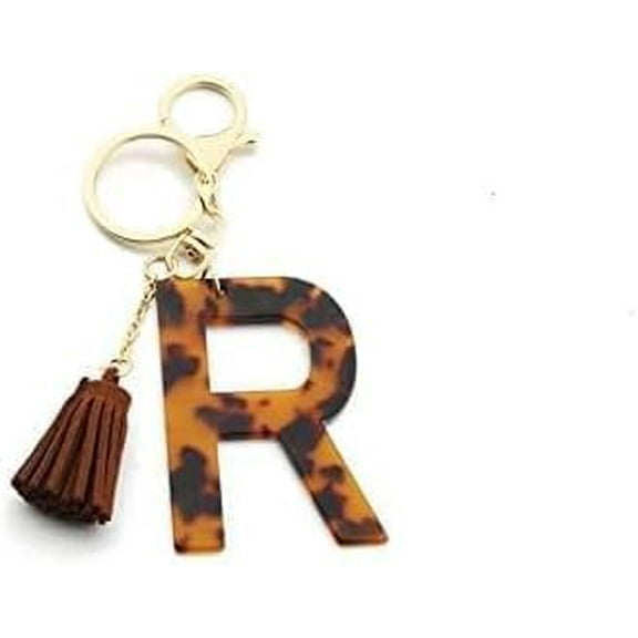 Zhangyh Letter Keychain,26 Letters Decorative Letter Keychain,Backpack Initial Letter Keychains