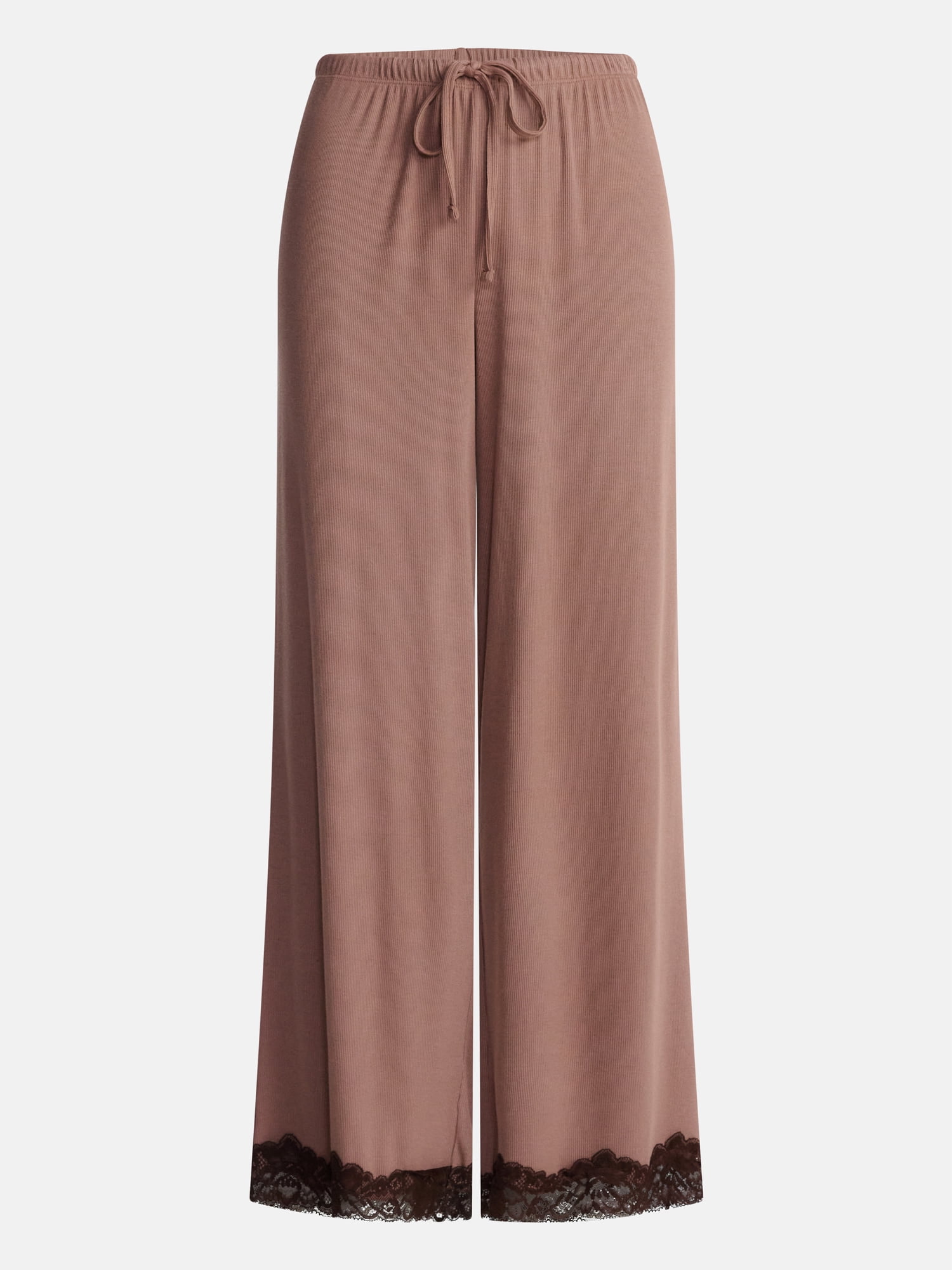 Joyspun Women’s Rib Lace Pant, Sizes XS to 3X