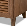 thumbnail image 6 of Bowery Hill Wood 11-Shelf and Drawer Shoe Cabinet in Walnut Brown, 6 of 10