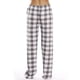 thumbnail image 4 of ICHUANYI Clearance Women's Spring And Plaid Print Sports Casual Home Pants Loose Sweatpants(Gray, L) ICHUANYI WER2023081111789, 4 of 4