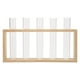 thumbnail image 1 of Adornos Florero De Vidrio Transparente Marco De Madera Hierro Arte Terrario Adornos De Mesa (B), 1 of 6