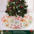 thumbnail image 6 of FMSHPON Valentine's Day Mother's Day Red Heart Love Xmas Christmas Tree Skirt Stand Mat for Holiday Party Decoration Indoor Outdoor 48 inches, 6 of 6