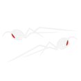 thumbnail image 4 of 2x Emblema Etiqueta Adhesiva de Carreras de Coches Forma Araña Proteger de Cuerpo Blanco Baoblaze Etiqueta engomada de la etiqueta engomada del coche, 4 of 6