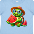 thumbnail image 4 of Inktastic Summer Turtle with Watermelon Boys or Girls Toddler T-Shirt, 4 of 5