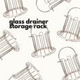 thumbnail image 3 of Stainless Steel Glass Water Cup Storage Rack for Draining Cups, Ideal for Parties, 3 of 4