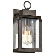 RADIANCE Goods Industrial-Style 1 Light Antique Gold Outdoor Wall Sconce 12" Tall