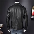 thumbnail image 3 of Txlixc Chaqueta de cuero para hombres Txlixc  moda, 3 of 8