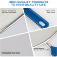 thumbnail image 5 of Pack Stainless Steel Cooking Splash Guards 8/10/11/13 Inch Mesh Pan Lids Grease & Oil Resistant Frying Pan Lids Nonstick Kitchen Tool, 5 of 5