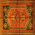 thumbnail image 1 of Ahgly Company Machine Washable Indoor Square Persian Yellow Traditional Area Rugs, 8' Square, 1 of 4