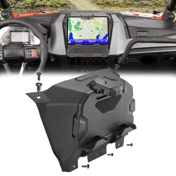 KEMIMOTO PRO XP Electronic Device Mounts with Storage Box, UTV Electronic Device Holder GPS Mount Phone Tablet Mount Compatible w