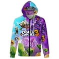 thumbnail image 6 of Plants Vs Zombies Zip Up Hoodie Pullover Hooded Long Sleeve Sweatshirts Tops Blouse with Pocket for Mens Womens, 6 of 8