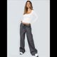 thumbnail image 5 of Tops Cortos de Algodón para Mujer, Camisetas de Larga, Cuello Cuadrado, Tops Y2k, Corte Entallado, Ropa de Moda para Salir de Otoño M, 5 of 9