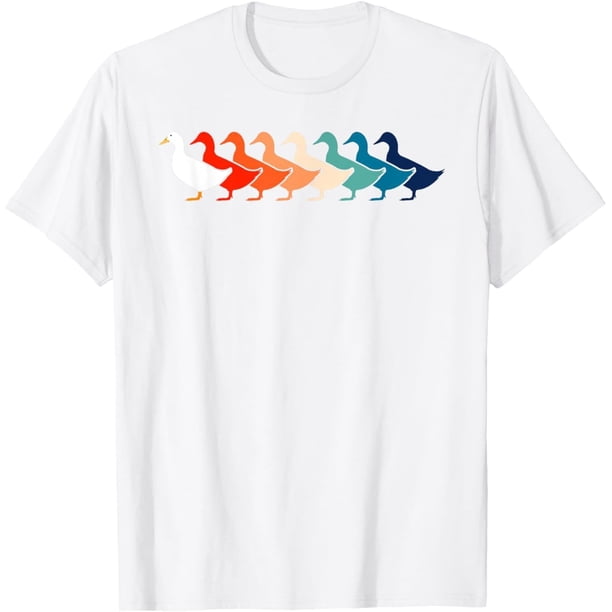 Camiseta vintage con pato retro de los años 70 y 80