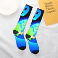 thumbnail image 6 of Saiise Bluey Funny Socks Men Women Boys Kids Adults Novelty Graphic Crew Tube Socks Crazy Design Casual Dress Socks for Sports,Running,Travel, 6 of 7