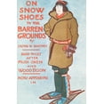 thumbnail image 2 of Penfield, Edward 23x32 White Modern Wood Framed Museum Art Print Titled - On Snow Shoes to The Barren Grounds by Casper W. Whitney, 2 of 4