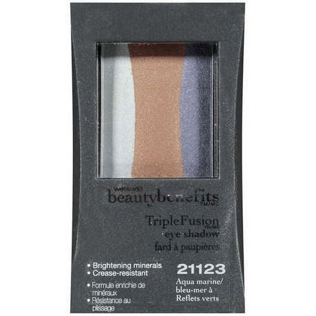 Wet N Wild Beauty Benefits Triple Fusion Eye Shadow, 21123 Aqua Marine