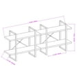 thumbnail image 4 of 2-Tier longer with open shelving by DAVEE FURNITURE INC, 4 of 6
