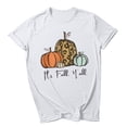 thumbnail image 4 of Hauts à Manches Courtes pour Femmes Été Décontracté Col Rond Automne Imprimé Blouse T-Shirt, 4 of 4